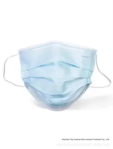 قناع وجه للبالغين 3 طبقات للاستعمال مرة واحدة واقي فم أزرق غير منسوج مخزون جاهز من المصنع حماية يومية عالية الجودة الأكثر مبيعًا - Product Image 4