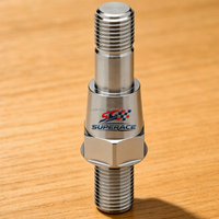 Boulons de fixation antichoc en titane GR5 - Un écrou de fixation, ONS 1/2-20 X 2.65" pour montage d'amortisseur de voiture de course, essieu avant, KPC, Maxim