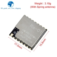 TZT Ra-01 LoRa SX1278 433Mhz Module de Transmission à spectre étalé sans fil le plus éloigné 10KM pour arduino