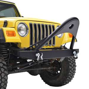 Offre Spéciale Hors Route Pièces De Rechange En Acier Pare-chocs Avant Avec D-anneaux pour TJ NOIR Pare-chocs Avant Garde Pour Wrangler <span class=keywords><strong>YJ</strong></span> 87-06 - Product Image 2