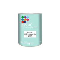 Revêtement liquide acrylique améthyste cristalline, revêtement automobile changeant de couleur, utilisé pour la pulvérisation et l'harmonisation des couleurs de la peinture flash