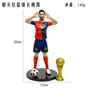 Figurines <span class=keywords><strong>de</strong></span> poupées <span class=keywords><strong>de</strong></span> stars du football <span class=keywords><strong>de</strong></span> la Coupe du monde Ronaldo, Messi, Mbappé et Neymar pour la décoration <span class=keywords><strong>de</strong></span> la maison - Product Image 4