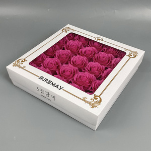Suministros para Floristería, Caja de Regalo con 6 Capas de Flores de Jabón en Forma de Rosa, Flores Artificiales de Jabón para el Día de San Valentín y el Día de la Madre - Product Image 5