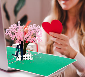 Groothandel Custom Uniek Ik Hou Van Je 3d Pop-Up Wenskaarten Valentijnsdag Papieren Kaart Voor Het Uiten Van Liefde - Product Image 2