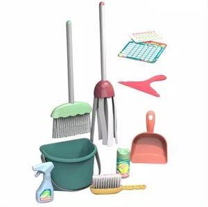 Vente chaude 10 pièces ménage jeux de <span class=keywords><strong>nettoyage</strong></span> semblant jouer <span class=keywords><strong>maison</strong></span> jouet nettoyant outil ménage ensemble <span class=keywords><strong>jeu</strong></span> éducatif pour les enfants d'âge préscolaire - Product Image 4