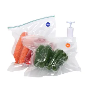 Magic Brand Custom Printed Vacuum Plastic Packaging Bag For Fresh Food Bag Vegetable Meat Packing Bag