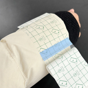 <b>Clothes</b> Protector Cuff Guard White Grid PE Rectangle Elbow Protection - Product Image 1