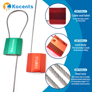 Joints de câble en acier CBS-005 de qualité militaire-Durabilité extrême pour un transport à haut risque - Product Image 3
