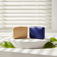Boîtes en plastique jetables pour cosmétiques, boîtes rectangulaires en PP pour soins de la peau, gaufrage personnalisé, couleur personnalisée, étui à poudre compact vide