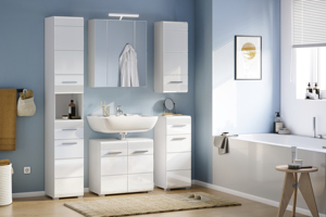 Set di mobili da bagno lavello lavello singolo Design-X18A9725 tedesco - Product Image 2