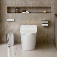 Nouveau design CUPC Intelligent cuvette de toilette pied capteur automatique chasse électronique toilette intelligente