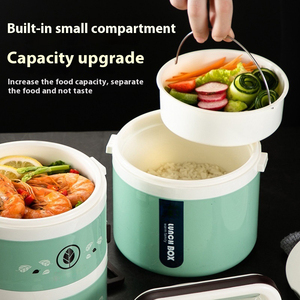 Boîte à lunch isotherme multicouche sans BPA, <span class=keywords><strong>de</strong></span> qualité alimentaire, utilisable au micro-ondes, pour les employés <span class=keywords><strong>de</strong></span> bureau, les adultes et les étudiants - Product Image 5