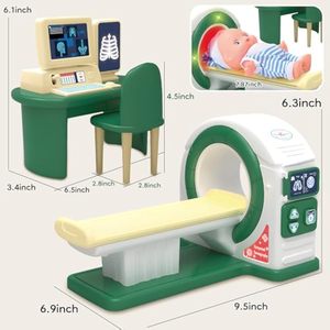 Набор для детского врача с игрушечным стетоскопом и медицинскими инструментами - Product Image 3