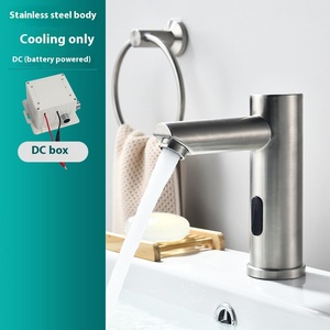 Hiện đại tự động cảm biến <span class=keywords><strong>tap</strong></span> Đen Thép không gỉ cảm ứng vòi thông minh hồng ngoại lưu vực <span class=keywords><strong>tap</strong></span> tay-miễn phí nước touchless vòi nước - Product Image 6