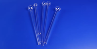 Tube à quartz BET pour analyseur de surface |   Tube en verre de quartz fondu de haute pureté 1100-1200°C, tailles personnalisées disponibles