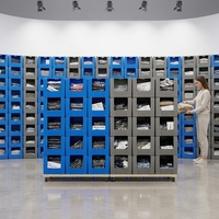 Bacs de stockage pour entrepôt, bacs de picking en coreflute, bacs de picking personnalisés pour vêtements, boîtes en plastique ondulé empilables