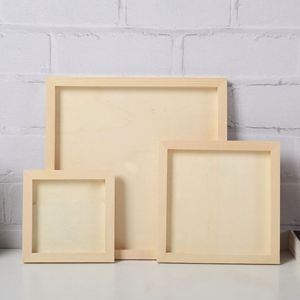 Children Clay <b>Picture</b> <b>Frame</b> with Pine Backboard Handmade Artwork Display Clay <b>Frame</b> <b>Wooden</b> Playdough Pulp <b>Picture</b> <b>Frame</b> for Kids - Product Image 1