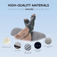 Oreiller demi-rond polyvalent en peluche lavable en polyester sherpa YUE RISE pour adultes, grossesse, lecture et relaxation