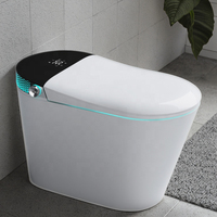 Toilettes intelligentes à électronique, couverture à ouverture automatique, toilettes intelligentes, siège élargi, chauffage, nettoyage automatique, Bidet