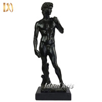Statue de dessus de table en bronze, cuivre grec pour homme, décoration de maison de david, vente en gros
