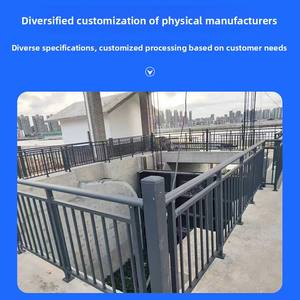 Rampe de balcon en acier galvanisé et <span class=keywords><strong>fer</strong></span> <span class=keywords><strong>forgé</strong></span>, protection de sécurité, installation facile, pour appartement résidentiel, toit, couloir, terrasse, <span class=keywords><strong>baie</strong></span> intérieure - Product Image 2