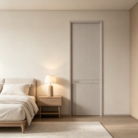 Puertas Interiores Residenciales de Apertura Lateral, Modernas, Decorativas, de Madera Polimérica, Personalizables, con Bisagras y Cerraduras para Ventanas