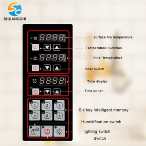 Four de boulangerie commercial grande capacité 3 plateaux marqueur de gâteau horizontal contrôle numérique cuisson par convection électrique nouvelle farine de maïs - Product Image 4