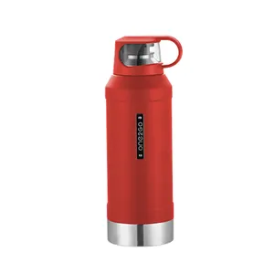 CAYI-botella de agua de acero inoxidable con logotipo personalizado, doble Vall, aislante al vacío, deportiva, con capa de polvo
