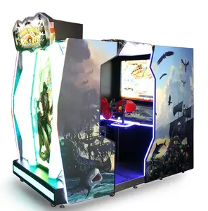 Tinggi Menguntungkan Permainan Arcade Mesin Yang Dioperasikan dengan Koin Senapan Mesin Menembak Deadstorm Shooting Bajak Laut Permainan