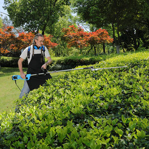 MZK 20V MAX <span class=keywords><strong>Taille</strong></span>-<span class=keywords><strong>haie</strong></span> électrique sans fil avec perche télescopique de 22,4 pouces, portée de 8 pieds, avec perche d'extension, multi-angles - Product Image 2