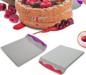 Spatule de transfert de gâteau en acier inoxydable de qualité alimentaire de 8 pouces, outil de levage de gâteau sûr, outil de retrait de gâteau, plaque de transfert de pizza - Product Image 5