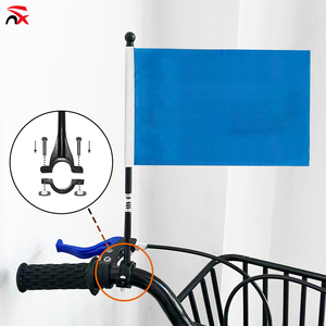 Drapeau de guidon de vélo en polyester, mini-drapeau décoratif d'extérieur, design personnalisé pour le VTT - Product Image 3