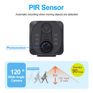 كاميرا هوبي إنتركوم مزدوجة 3MP واي فاي صغيرة للرؤية الليلية IP67 ، وكشف الحركة في الساعة - Product Image 6