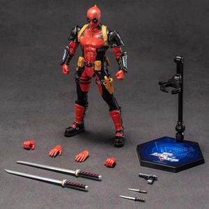 Figurine de collection <span class=keywords><strong>Deadpool</strong></span> de 18 cm (7 pouces) à l'échelle 1/100, série Super War Game, style jeu vidéo - Product Image 1