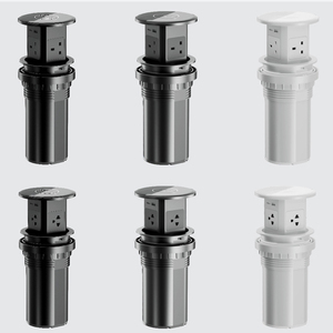 Klass ปลั๊<span class=keywords><strong>ก</strong></span>อเนกประสงค์4หัวปลั๊กไฮดรอลิกสปริงประชุมโต๊ะซ็อ<span class=keywords><strong>ก</strong></span>เก็ตป๊อปอัพ - Product Image 1