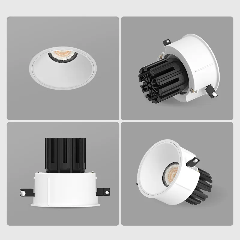 XRZLux ไฟดาวน์ไลท์ติดเพดาน LED IP44กันน้ำ,ไฟส่องเฉพาะจุดสำหรับห้องครัวห้องน้ำแบบฝัง8W 10W ไฟติดในอาคาร AC110-240V