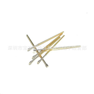 Pin de Prueba de Punta Plana PL75 G de 1.0 mm con Resorte, Orificio de 1.4 mm, Pin de Contacto de 75 mil - Product Image 3