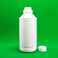 Bouteille en plastique avec bouchon à vis de 1000 ml, logo personnalisé, impression sérigraphique HDPE, emballage industriel