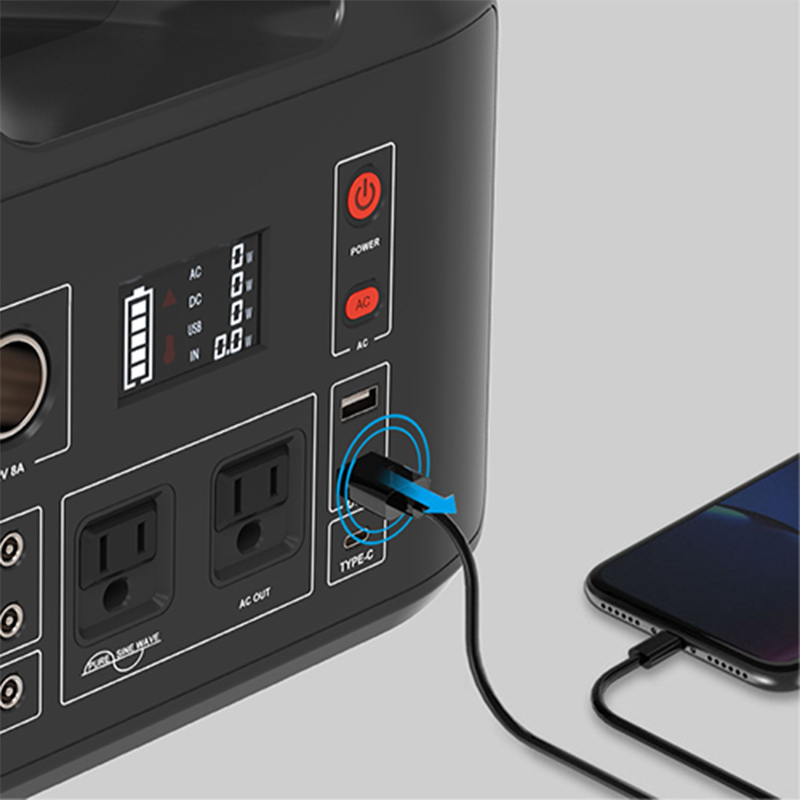 Coslight 1000W Portable Power Bank Generator 500W With Solar Panel Supply