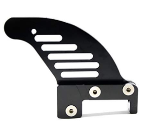 Protège-chaîne personnalisable pour Honda CRF 250R - Protection de pignon en aluminium fabriquée en usine (Orange) - Product Image 1