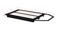 Pièces de moteur automatique à haute efficacité 13780-68p00 1378068p00 pour filtre à air Suzuki Baleno Dzire Swift Wagon