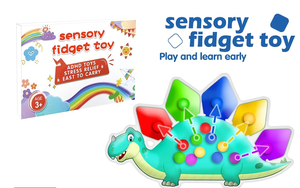 Giocattoli sensoriali di smistamento a colori tartaruga zampa di dinosauro fiore riccio giocattolo Anti Stress animale gioco di smistamento di colore personalizzato - Product Image 6