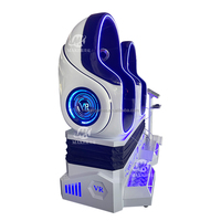Maker Hot cinéma expérience CE Rohs approuvé vr machine 9d réalité virtuelle 2 sièges 3d lunettes 9d vr oeuf