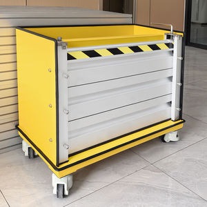 Barriera Anti-Allagamento in Alluminio Smontabile a Installazione Rapida, Spessore 50mm, Riflettente, per Casa, Negozio, Seminterrato, Ingresso, Protezione da Pioggia e Allagamenti - Product Image 1