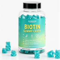 Gummies de Vitamine H Naturelle OEM Sugar Bear pour Cheveux, Kératine Saine, Beauté et Nutrition, Gummies de Biotine OEM pour Cheveux Alibaba