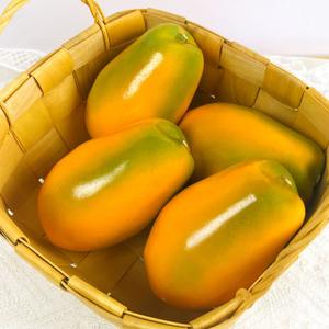 Modelo de Papaya Artificial, Adornos de Frutas Realistas para Decoración del Hogar, Fruta Simulada - Product Image 1