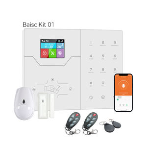 نظام إنذار 868 ميجاهرتز للاتحاد الأوروبي مع واي فاي/جي إس إم/4جي/جي بي آر إس، مصنوع من مادة إيه بي إس، صفارة إنذار 85 ديسيبل، شاشة لمس متعددة اللغات لأمن المنزل - Product Image 5