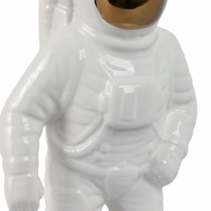 Statua in Ceramica di Astronauta, Scultura Decorativa Moderna per Casa, Ufficio, Bagno, Soggiorno - Product Image 6