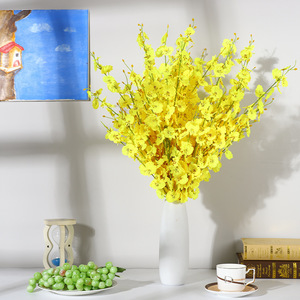 Set de Orquídeas Artificiales de Seda, Alta Simulación, Decoración para el Hogar, Sala de Estar, Mesa de Comedor, Mueble de TV - Product Image 3