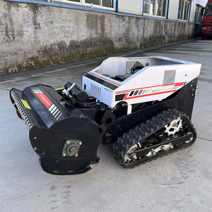 Frete Grátis All Terrain Agricultura Controle Remoto Robot Flail Lawn Mower - Product Image 3